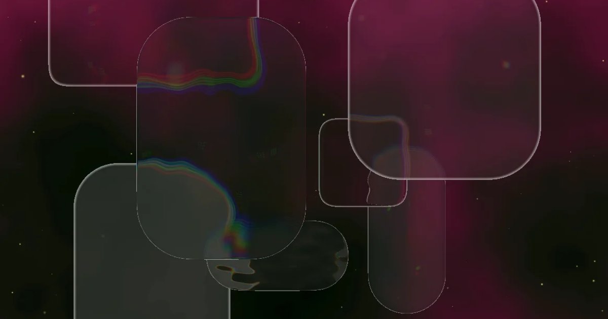 Screenshot of Glasshole: Procedural glass art generator. Create translucent geometric sculptures with refraction and caustics — a generative alternative to Chihuly-style digital glass art.
