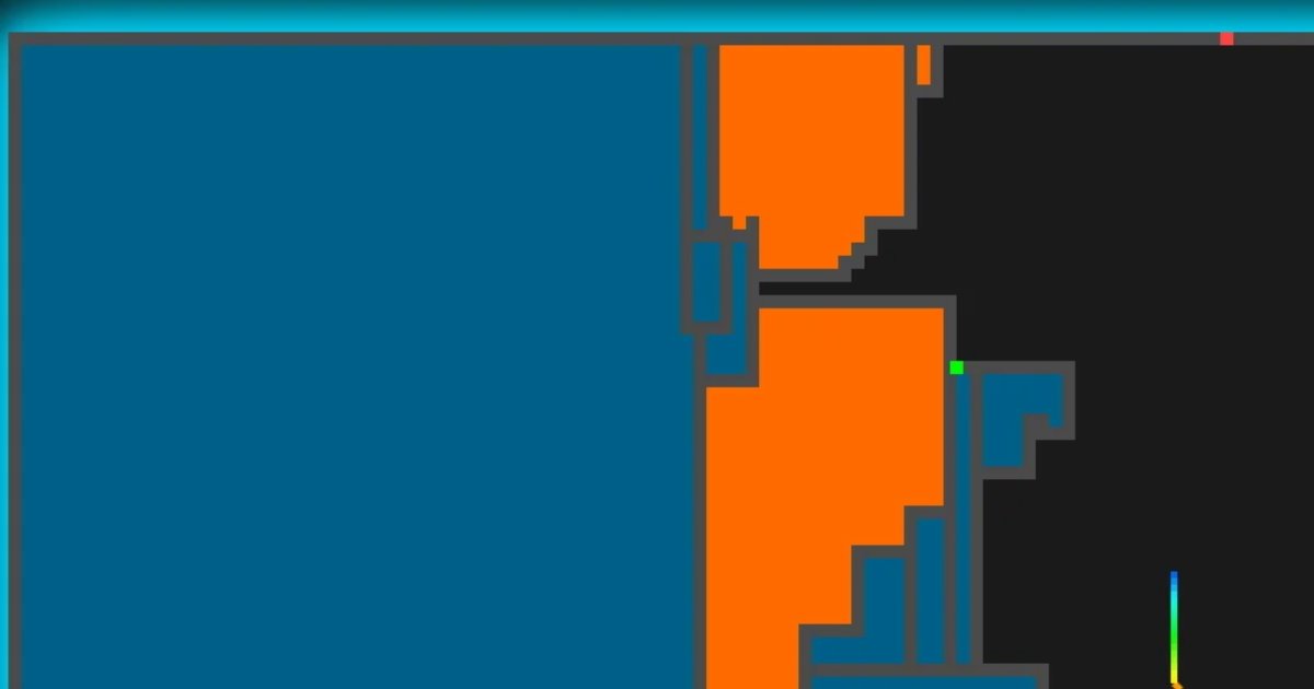 Screenshot of Qix: Qix clone — the classic 1981 arcade territory game. Draw lines to claim space while dodging the Qix. A faithful recreation of the Taito original.