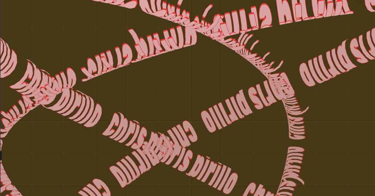 Screenshot of Typhoria: Euphoria? Type? Yes! 3D kinetic type generator with 40 modes — sphere, helix, mobius, vortex. Various fonts, image and video export. Space Type alternative.